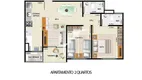 Foto 10 de Apartamento com 2 Quartos à venda, 59m² em Recanto das Palmeiras, Teresina