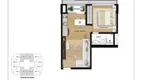 Foto 20 de Apartamento com 1 Quarto para alugar, 38m² em Centro Cívico, Curitiba