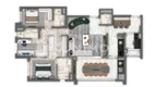Foto 11 de Apartamento com 3 Quartos à venda, 120m² em Nova Campinas, Campinas