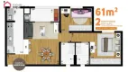 Foto 42 de Apartamento com 2 Quartos à venda, 52m² em Pagador de Andrade, Jacareí