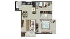 Foto 13 de Apartamento com 2 Quartos à venda, 51m² em Vila Nova, Joinville