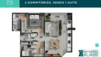Foto 25 de Apartamento com 2 Quartos à venda, 65m² em Areias, São José