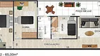 Foto 2 de Apartamento com 3 Quartos à venda, 80m² em Paraiso, Santo André