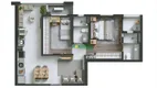 Foto 4 de Apartamento com 2 Quartos à venda, 61m² em Jardim das Colinas, São José dos Campos