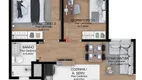 Foto 2 de Apartamento com 2 Quartos à venda, 43m² em Canudos, Novo Hamburgo