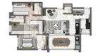 Foto 12 de Apartamento com 3 Quartos à venda, 120m² em Nova Campinas, Campinas