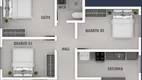 Foto 3 de Apartamento com 3 Quartos à venda, 72m² em Cidade dos Colibris, João Pessoa