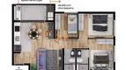 Foto 2 de Apartamento com 3 Quartos à venda, 64m² em Novo Mundo, Curitiba