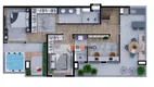 Foto 3 de Apartamento com 3 Quartos à venda, 108m² em Santa Felicidade, Curitiba