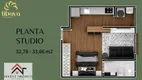 Foto 4 de Apartamento com 1 Quarto à venda, 34m² em Atibaia Jardim, Atibaia