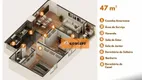 Foto 14 de Apartamento com 2 Quartos à venda, 46m² em Parque Santa Rosa, Suzano