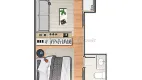 Foto 30 de Apartamento com 1 Quarto para alugar, 33m² em Cascatinha, Juiz de Fora