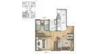 Foto 8 de Apartamento com 2 Quartos à venda, 43m² em Abrantes, Camaçari