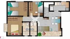 Foto 2 de Apartamento com 3 Quartos à venda, 67m² em Ana Lucia, Sabará