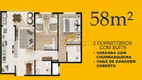 Foto 4 de Apartamento com 2 Quartos à venda, 58m² em Jardim Califórnia, Jacareí