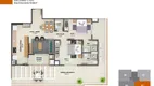 Foto 8 de Apartamento com 2 Quartos à venda, 69m² em Pagani 2, Palhoça