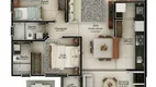 Foto 8 de Apartamento com 2 Quartos à venda, 64m² em Santa Mônica, Uberlândia