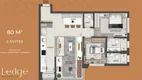 Foto 3 de Apartamento com 2 Quartos à venda, 80m² em Brooklin, São Paulo