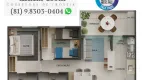 Foto 13 de Apartamento com 3 Quartos à venda, 62m² em Jardim São Paulo, Recife