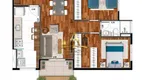 Foto 13 de Apartamento com 3 Quartos para alugar, 76m² em Jardim Tupanci, Barueri