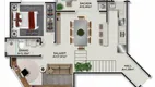 Foto 2 de Apartamento com 3 Quartos à venda, 95m² em Itacorubi, Florianópolis