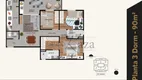 Foto 5 de Apartamento com 3 Quartos à venda, 90m² em Condominio Residencial Colinas do Paratehy, São José dos Campos