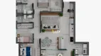 Foto 2 de Apartamento com 3 Quartos à venda, 97m² em Copacabana, Uberlândia