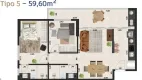 Foto 24 de Apartamento com 2 Quartos à venda, 59m² em Marapé, Santos