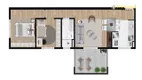 Foto 11 de Apartamento com 2 Quartos à venda, 50m² em Loteamento Montparnasse, Almirante Tamandaré