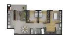 Foto 10 de Apartamento com 3 Quartos à venda, 84m² em Floresta, Joinville