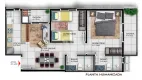 Foto 5 de Apartamento com 2 Quartos à venda, 60m² em Camobi, Santa Maria