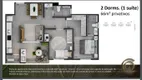 Foto 8 de Apartamento com 2 Quartos à venda, 62m² em Buru, Salto