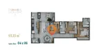Foto 14 de Apartamento com 3 Quartos à venda, 90m² em Vila da Serra, Nova Lima