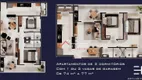 Foto 4 de Apartamento com 2 Quartos à venda, 75m² em Canto do Forte, Praia Grande