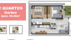 Foto 4 de Apartamento com 2 Quartos à venda, 40m² em Barra de Jangada, Jaboatão dos Guararapes