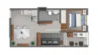 Foto 2 de Apartamento com 1 Quarto à venda, 40m² em Cidade Nova I, Indaiatuba