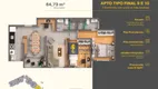 Foto 8 de Apartamento com 2 Quartos à venda, 46m² em Loteamento Santa Marta, Ribeirão Preto