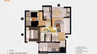 Foto 4 de Apartamento com 2 Quartos à venda, 50m² em Santa Maria, Uberaba
