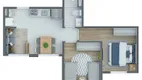 Foto 4 de Apartamento com 2 Quartos à venda, 44m² em Jaguaribe, Osasco