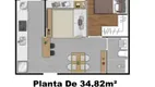 Foto 8 de Apartamento com 1 Quarto à venda, 34m² em Nova Itapevi, Itapevi