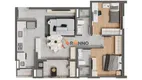 Foto 2 de Apartamento com 2 Quartos à venda, 74m² em Boa Vista, Curitiba