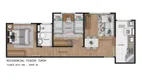 Foto 10 de Apartamento com 2 Quartos à venda, 4587m² em Gleba California, Piracicaba