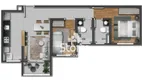 Foto 5 de Apartamento com 2 Quartos à venda, 51m² em Gávea Sul, Uberlândia