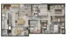 Foto 10 de Apartamento com 3 Quartos à venda, 119m² em Setor Pedro Ludovico, Goiânia