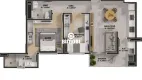 Foto 9 de Apartamento com 2 Quartos à venda, 65m² em Areias, São José