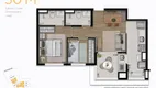 Foto 4 de Apartamento com 2 Quartos à venda, 50m² em Vila Osasco, Osasco