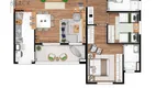 Foto 5 de Apartamento com 2 Quartos à venda, 69m² em Bosque Flamboyant, Taubaté