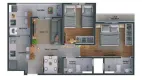 Foto 15 de Apartamento com 2 Quartos à venda, 58m² em Jardim Botânico, Araraquara