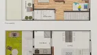 Foto 3 de Casa de Condomínio com 2 Quartos à venda, 63m² em Parque Dom Henrique, Cotia