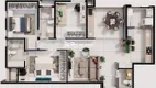 Foto 10 de Apartamento com 3 Quartos à venda, 72m² em Jardim Finotti, Uberlândia